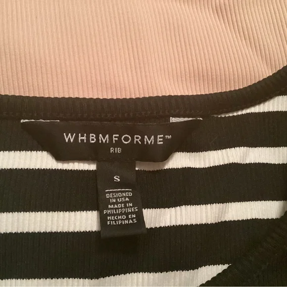 White House Black Market Striped and Solid Tank Tops Set - Picture 2 of 4